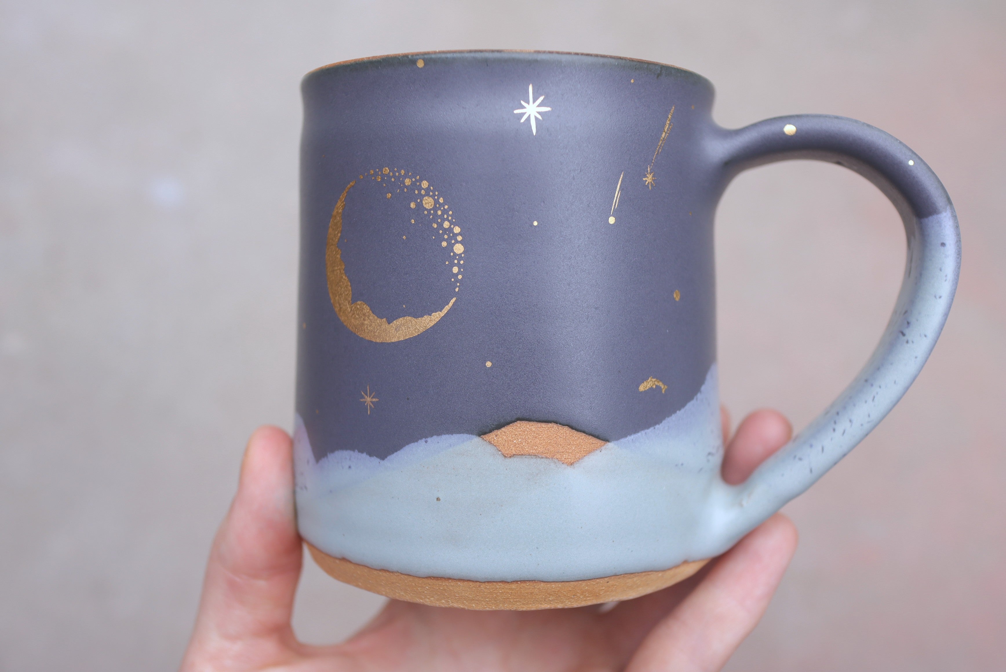 Hand Painted Gold Lustre Collection Sven Ceramics