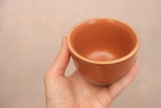 Discounted Seconds: 6 oz Pumpkin Cappuccino Cup (shiny)