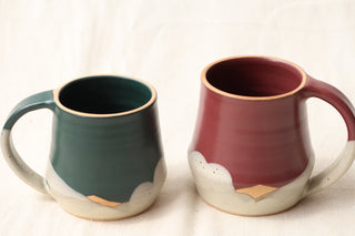 24 oz Wheel Thrown Mug New Design
