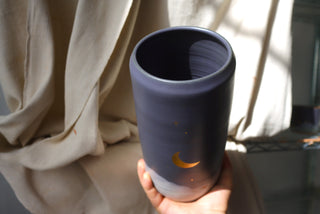 Nautical Twilight Large Wheel Thrown Vase