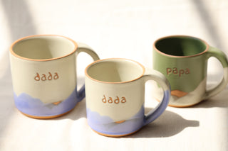 Discounted with Character: Papa and Dada Mugs