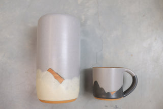 Soapstone Large Wheel Thrown Vase (Discounted)