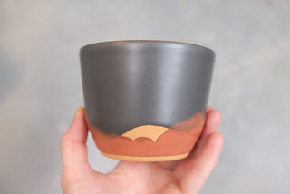 12 oz Midnight Fox Classic Latte Cup