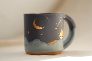 Nautical Twilight 12 oz Classic Mug Sailboat
