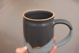 20 oz Winter Midnight Wheel Thrown Presidio Mug