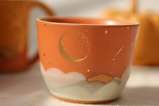 Tangerine 12 oz Latte Cup 3038