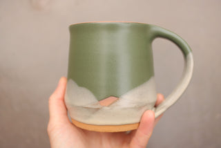 16 oz Cedar Wheel Thrown Mug