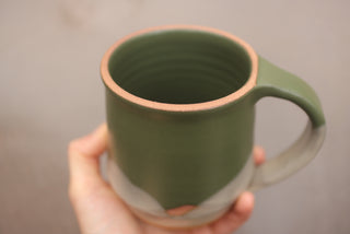 16 oz Cedar Wheel Thrown Mug