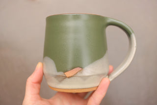 16 oz Cedar Wheel Thrown Mug