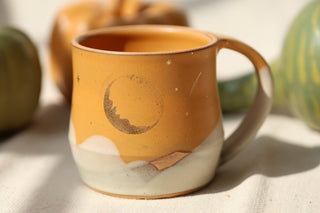 Wheel Thrown Sunflower 16 oz Mug 3052
