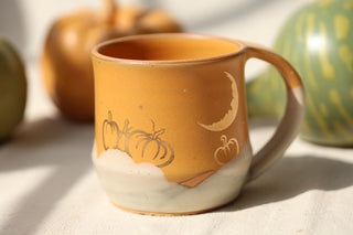 Wheel Thrown Sunflower 16 oz Mug 3053