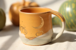 Wheel Thrown Sunflower 16 oz Mug 3053