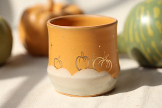 Wheel Thrown Sunflower 16 oz Mug 3053