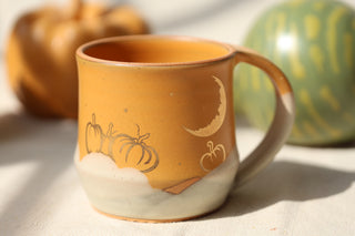 Wheel Thrown Sunflower 16 oz Mug 3053