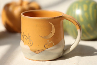 Wheel Thrown Sunflower 16 oz Mug 3053
