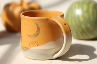 Wheel Thrown Sunflower 16 oz Mug 3053