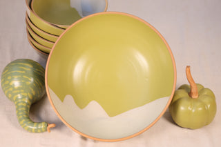 Discounted Second: Chartreuse Serving Bowl 1