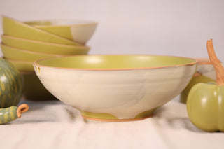 Discounted Second: Chartreuse Serving Bowl 1