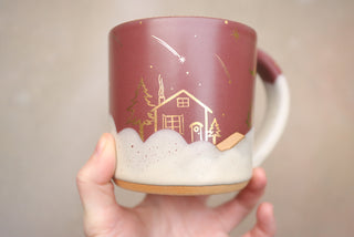 Mulberry 18 oz Mug 002 Cozy Cabin