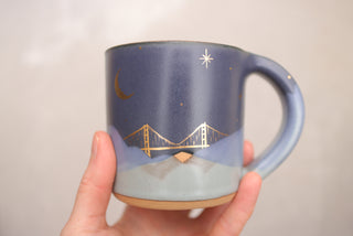 Nautical Twilight 12 oz Classic Mug 312 Golden Gate Bridge