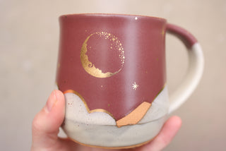 Mulberry 16 oz Wheel Thrown Mug 011