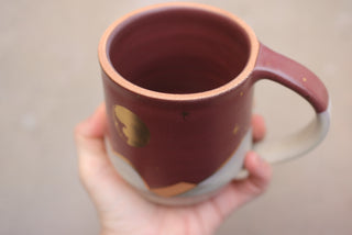 Mulberry 16 oz Wheel Thrown Mug 012
