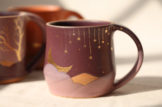 Nightfall 16 oz Wheel Thrown Mug 4003