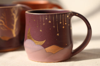 Nightfall 16 oz Wheel Thrown Mug 4003