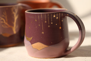 Nightfall 16 oz Wheel Thrown Mug 4003