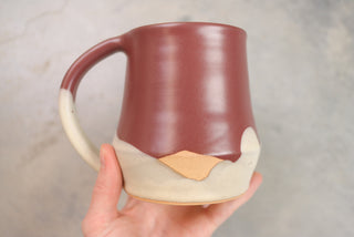 24 oz Wheel Thrown Mug New Design