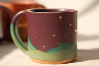 Plum and Green 18 oz Mug 3000