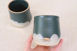 16 oz Wheel Thrown Tumbler