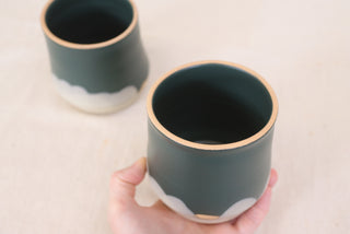 16 oz Wheel Thrown Tumbler