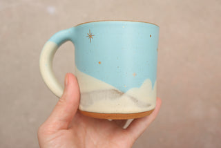 Sky Blue 12 oz Mug 001 Sutro Tower