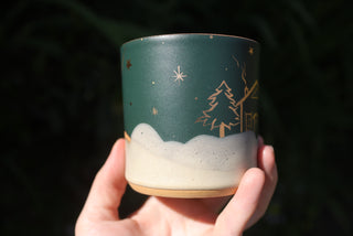 Peacock 12 oz Mug Cozy Cabin 031