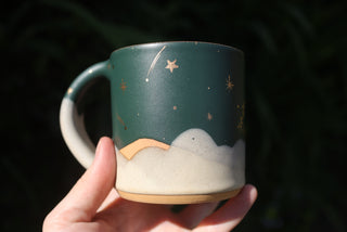 Peacock 12 oz Mug Cozy Cabin 031