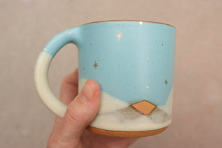 Sky Blue 12 oz Mug 009