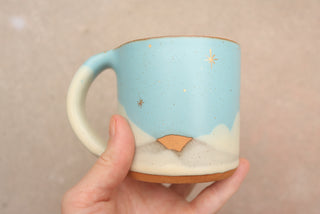 Sky Blue 12 oz Mug 012