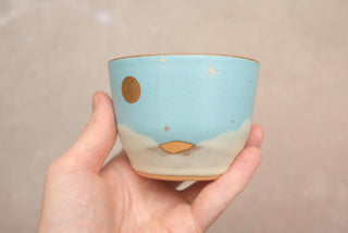 Sky Blue 6 oz Cappuccino Cup 021