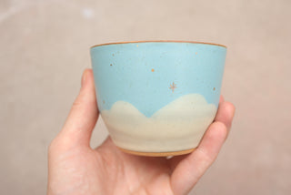 Sky Blue 6 oz Cappuccino Cup 021