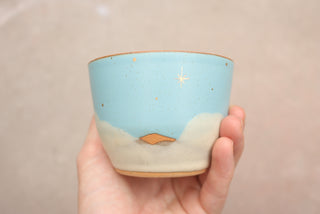 Sky Blue 6 oz Cappuccino Cup 021