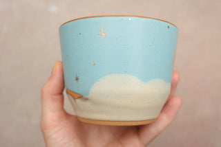 Sky Blue 12 oz Latte Cup 023