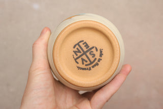 Sky Blue 12 oz Latte Cup 023