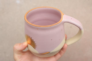 Pale Lilac Wheel Thrown 16 oz Mug 101