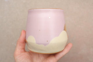 Pale Lilac Wheel Thrown 16 oz Mug 101