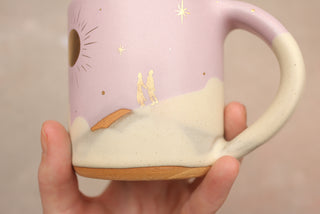 Pale Lilac 12 oz Mug 111 "Moongazers"