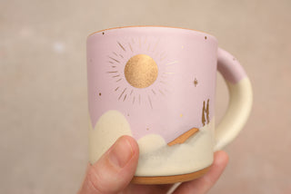 Pale Lilac 12 oz Mug 111 "Moongazers"