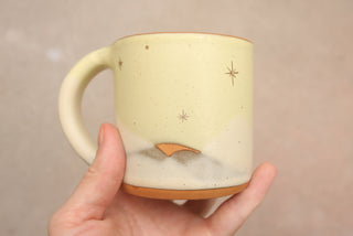 Pre-Order: Lemon Basil 12 oz Mug 'Crescent Moon'