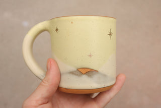 Pre-Order: Lemon Basil 12 oz Mug 'Crescent Moon'