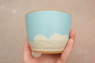Sky Blue 12 oz Latte Cup 025